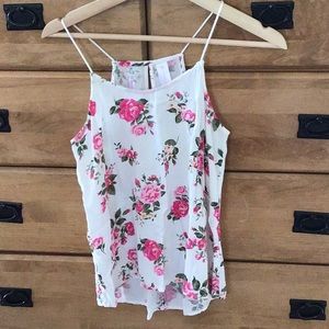 No Boundaries floral tank.